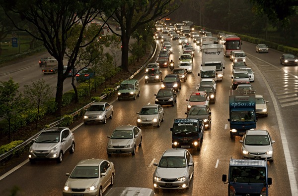 Singapore Traffic Jam
