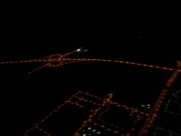 Edmonton roads at night